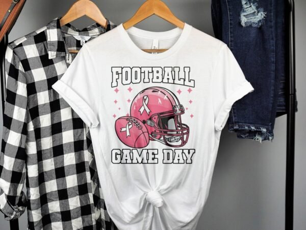 Kampf Stärke Hoffnung Brustkrebs Bewusstsein T-Shirt, Vorsorgeuntersuchung Gesundheit Tee, Hilfe Symbol der Solidarität Pinke Schleife Top - Image 2