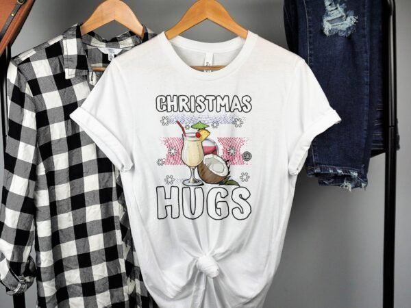 Tropisches Coquito Weihnachten T-Shirt, Traditionelles Kokosnuss Urlaubsgetränk Shirt, Festliches Puerto Rico Karibik Tee, Kokos Reisetop - Image 2