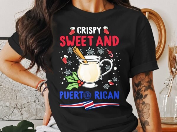 Tropisches Coquito Weihnachten T-Shirt, Traditionelles Kokosnuss Urlaubsgetränk Shirt, Festliches Puerto Rico Karibik Tee, Kokos Reisetop - Image 3