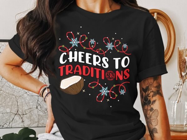 Tropisches Coquito Weihnachten T-Shirt, Traditionelles Kokosnuss Urlaubsgetränk Shirt, Festliches Puerto Rico Karibik Tee, Kokos Reisetop - Image 3