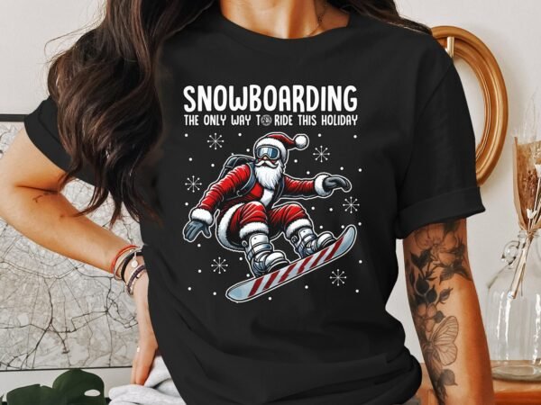 Snowboard Weihachten Schnee - Image 3