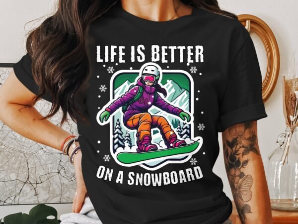 Snowboard Weihachten Schnee - Image 3