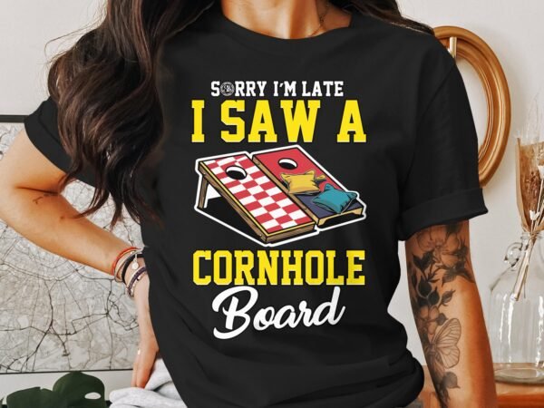 Cornhole Gartenspiel T-Shirt, Camping Freizeitspiel Shirt, Familien Sieger Outfit, Wurfsack Holzbrettspiel Tee, Sommer Outdoor-Spiel Champ - Image 3