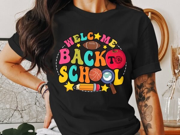 Kita Schulranzen Erster Schultag Sommerferien Schulanfang Tasche Schultüte Abschied Kindergarten Rucksack Bunter Schulbedarf Kinder Shirt - Image 3