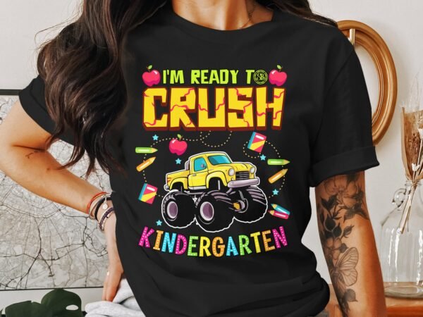 Kindergarten Team Shirt Monster Truck T-Shirt Kindergartenbetreuer Teamkleidung für Kindergarten Kita-Shirt für Erzieher Schulvorbereitung - Image 3