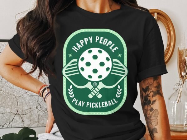 Pickleball Spieler T-Shirt, Geschenk für Sportliebhaber, Fröhliches Pickleballschläger Motiv Fan Tee, Lustiges Outdoor-Aktivität Team Shirt - Image 3