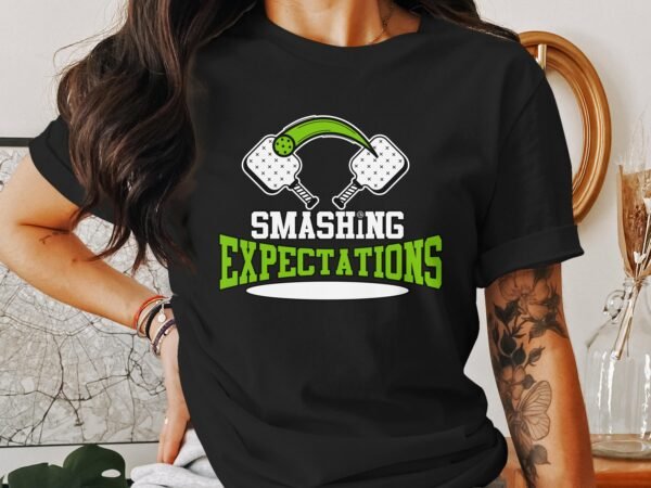 Pickleball Spieler T-Shirt, Geschenk für Sportliebhaber, Humorvolles Übertriff Erwartungen Motiv Tee, Lustiges Outdoor-Aktivität Team Shirt - Image 3