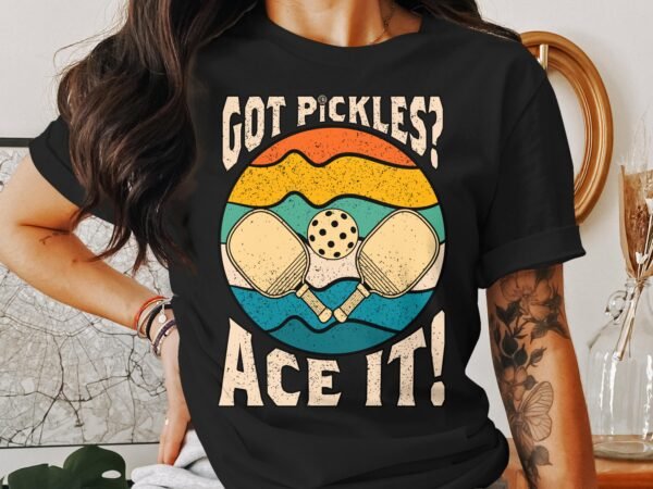 Retro Pickleball Spieler T-Shirt, Geschenk für Sportliebhaber, Vintage Pickleballschläger Fan Tee, Lustiges Outdoor-Aktivität Team Shirt - Image 3