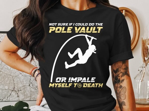 Lustiges Pole Vault Zitat T-Shirt, Lustiger Sport Spruch, Sarkastisches Fitness Shirt, Humorvoller Trainingsspruch, Sportliche Kleidung - Image 3
