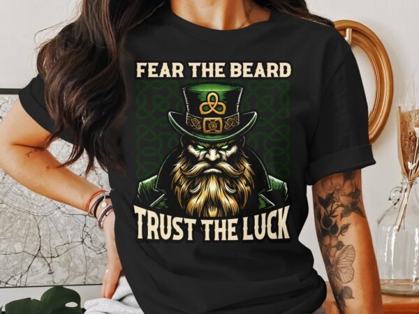 Irischer Ginger Bart Saint Patricks Day TShirt St. Paddy Glücksklee Outfit Lustiges Kleeblatt TShirt Festival Party Tee - Image 3