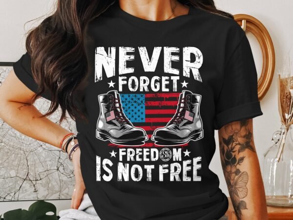 USA Militärstiefel T-Shirts Adler Merica 4 Juli Outfit Veteran Patrioten Look Freiheit Style Amerika Flaggen Design Unabhängigkeitstag - Image 3