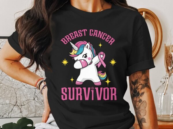 Kampf Stärke Hoffnung Brustkrebs Bewusstsein T-Shirt, Vorsorgeuntersuchung Gesundheit Tee, Hilfe Symbol der Solidarität Pinke Schleife Top - Image 3