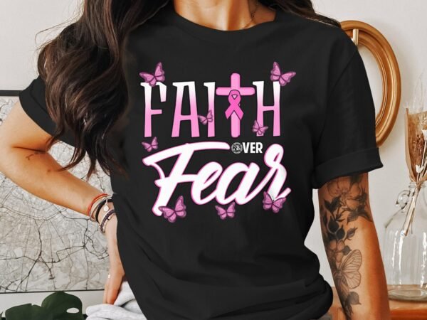 Kampf Stärke Hoffnung Brustkrebs Bewusstsein T-Shirt, Vorsorgeuntersuchung Gesundheit Tee, Hilfe Symbol der Solidarität Pinke Schleife Top - Image 3