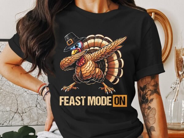 Herbstliches Erntedankfest T-Shirt, Traditionell Amerika Kanada Abendessen Top, Lustiges Truthahn Shirt, Festliches Geflügel Kürbis Tee - Image 3