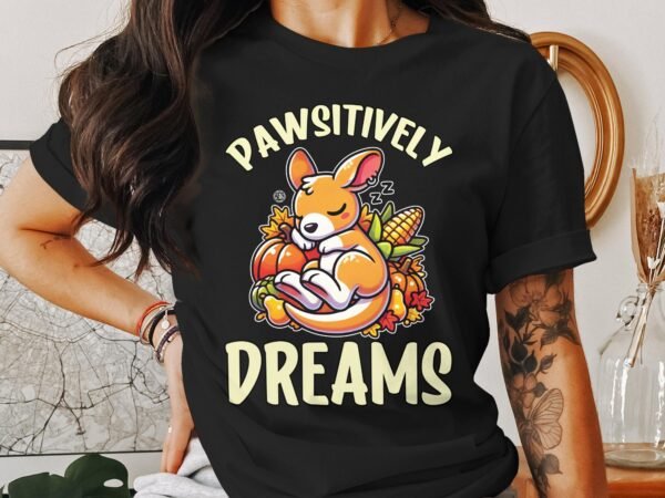 Herbstliches Erntedankfest T-Shirt, Traditionell Amerika Kanada Top, Lustiges Feiertags Haustier Motiv Shirt, Festliches Verkleidung Tee - Image 3