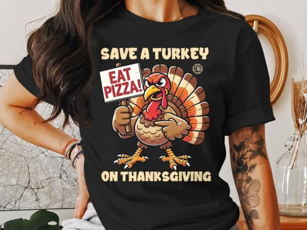 Herbstliches Erntedankfest T-Shirt, Traditionell Amerika Kanada Abendessen Top, Lustiges Truthahn Shirt, Festliches Geflügel Kürbis Tee - Image 3