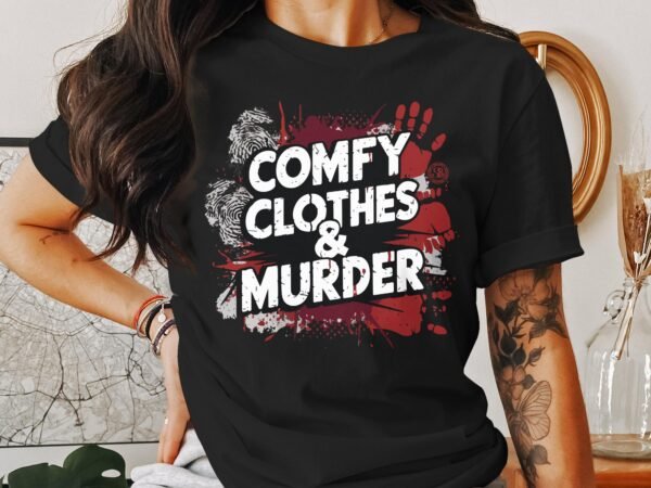 Kriminalfälle True Crime T-Shirt, Thriller Geschichten für Krimi Fans Tee, Rätsel Alibi Verbrecher Top, Beweis Ermittlungen Motiv Shirt - Image 3