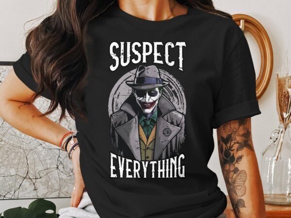 Kriminalfall True Crime T-Shirt, Mystische Horror Geschichten für Krimi Fans Tee, Rätsel Verdächtiger Detektiv Top, Joker Ermittlungen Shirt - Image 3