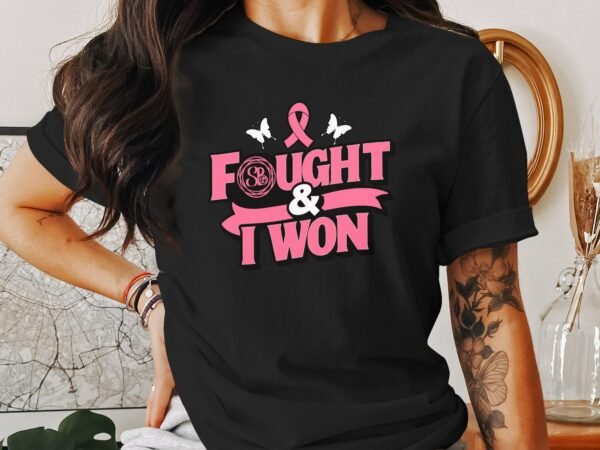 Kampf Stärke Hoffnung Brustkrebs Bewusstsein T-Shirt, Vorsorgeuntersuchung Gesundheit Tee, Hilfe Symbol der Solidarität Pinke Schleife Top - Image 3