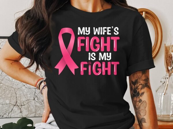 Kampf Stärke Hoffnung Brustkrebs Bewusstsein T-Shirt, Vorsorgeuntersuchung Gesundheit Tee, Hilfe Symbol der Solidarität Pinke Schleife Top - Image 3