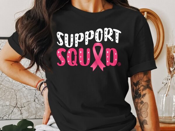 Kampf Stärke Hoffnung Brustkrebs Bewusstsein T-Shirt, Vorsorgeuntersuchung Gesundheit Tee, Hilfe Symbol der Solidarität Pinke Schleife Top - Image 3