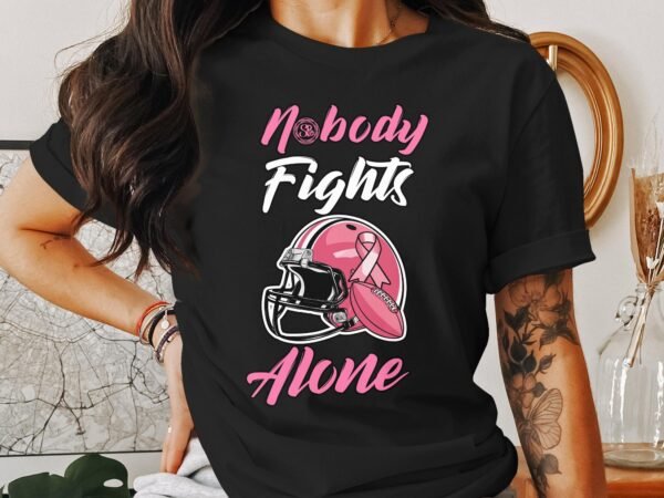 Kampf Stärke Hoffnung Brustkrebs Bewusstsein T-Shirt, Vorsorgeuntersuchung Gesundheit Tee, Hilfe Symbol der Solidarität Pinke Schleife Top - Image 3
