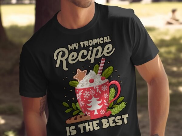 Tropisches Coquito Weihnachten T-Shirt, Traditionelles Kokosnuss Urlaubsgetränk Shirt, Festliches Puerto Rico Karibik Tee, Kokos Reisetop - Image 5