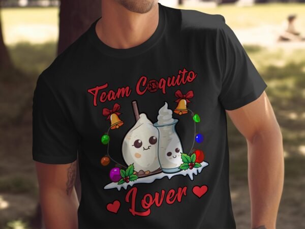 Tropisches Coquito Weihnachten T-Shirt, Traditionelles Kokosnuss Urlaubsgetränk Shirt, Festliches Puerto Rico Karibik Tee, Kokos Reisetop - Image 5