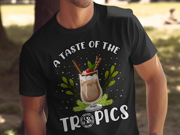 Tropisches Coquito Weihnachten T-Shirt, Traditionelles Kokosnuss Urlaubsgetränk Shirt, Festliches Puerto Rico Karibik Tee, Kokos Reisetop - Image 5