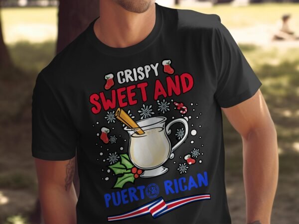 Tropisches Coquito Weihnachten T-Shirt, Traditionelles Kokosnuss Urlaubsgetränk Shirt, Festliches Puerto Rico Karibik Tee, Kokos Reisetop - Image 5