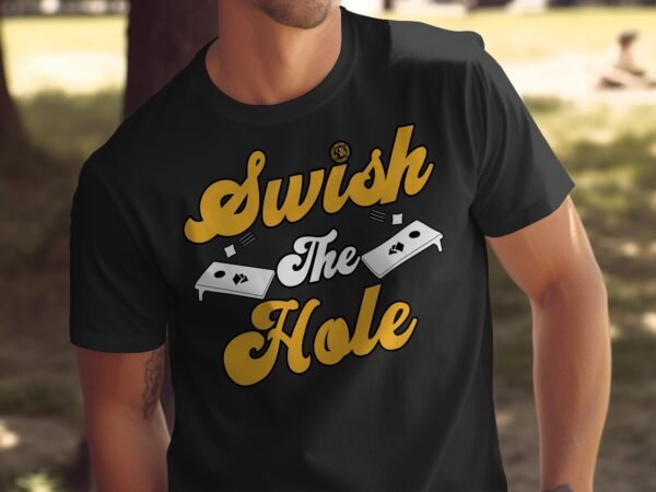 Cornhole Gartenspiel T-Shirt, Camping Freizeitspiel Shirt, Familien Sieger Outfit, Wurfsack Holzbrettspiel Tee, Sommer Outdoor-Spiel Champ - Image 5