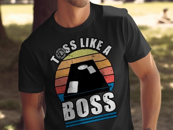 Cornhole Gartenspiel T-Shirt, Camping Freizeitspiel Shirt, Familien Sieger Outfit, Wurfsack Holzbrettspiel Tee, Sommer Outdoor-Spiel Champ - Image 5