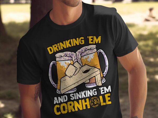 Cornhole Gartenspiel T-Shirt, Camping Freizeitspiel Shirt, Familien Sieger Outfit, Wurfsack Holzbrettspiel Tee, Sommer Outdoor-Spiel Champ - Image 5