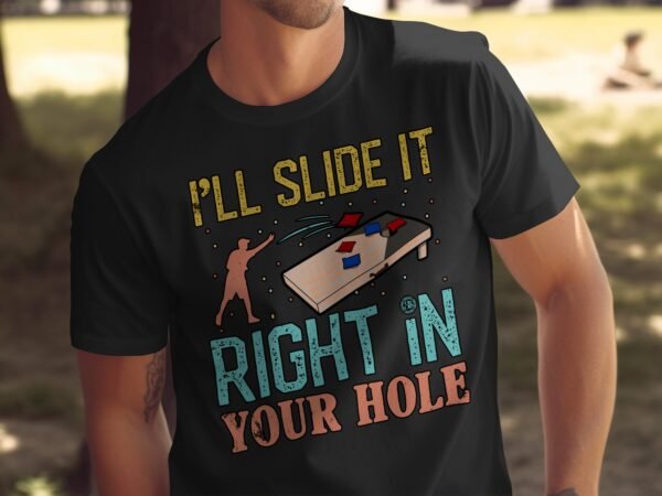 Cornhole Gartenspiel T-Shirt, Camping Freizeitspiel Shirt, Familien Sieger Outfit, Wurfsack Holzbrettspiel Tee, Sommer Outdoor-Spiel Champ - Image 5