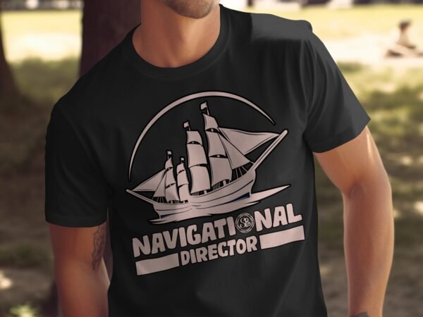 Kreuzfahrt Direktor T-Shirt, Seefahrt Urlaubsplanung Top, Maritimes Reiseorganisator Kapitän Shirt, Ozean Navigator Segel Schifffahrt Tee - Image 5