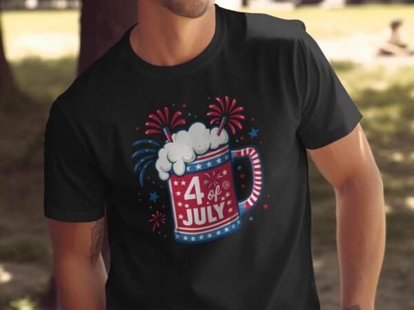 Independence Day Shirt Amerika T-Shirt USA Flagge Shirt 4 Juli Outfit Patrioten Look Freiheit Shirt Sommergetränk Style Feiertag Kleidung - Image 5