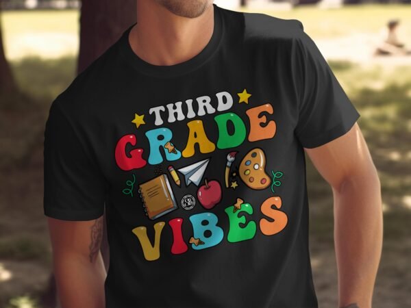 Dritte Klasse T-Shirt Schulanfang nach Sommerferien Shirt Lehrer Geschenk Grundschule Schulkind T-Shirts Klassenfahrt Schulbedarf - Image 5