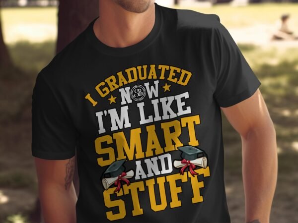 Abschlussgeschenk Schulabschluss T-Shirt für Absolventen Abitur Abschlussfeier Schulabschluss Shirt Doktorhut Student Bachelor Master - Image 5