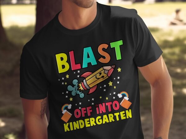 Kindergarten Team Shirt Rakete T-Shirt Kindergartenbetreuer Teamkleidung für Kindergarten Kita-Shirt für Kindererzieher Schulvorbereitung - Image 5