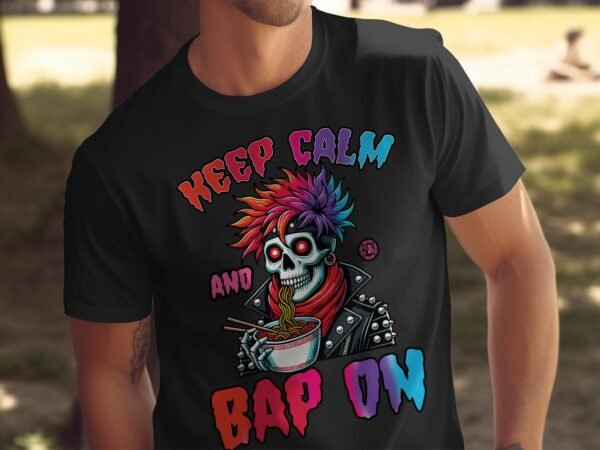 Anime Bibimbap Halloween T-Shirt, Koreanisches Essen Tee, Magisches Kostüm, Ramen MRE Zutaten Shirt, Wahnsinn Bowl Top, Gimbap Party - Image 5