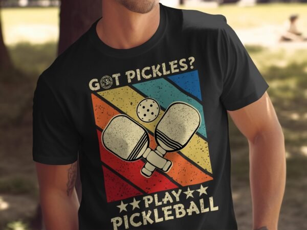 Retro Pickleball Spieler T-Shirt, Geschenk für Sportliebhaber, Vintage Schläger Motiv Fan Tee, Lustiges Outdoor-Aktivität Team Shirt - Image 5