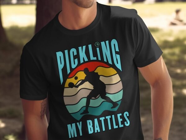 Pickleball Spieler T-Shirt, Geschenk für Sportliebhaber, Originelles Pickleballschläger Motiv Fan Tee, Lustiges Outdoor-Aktivität Team Shirt - Image 5