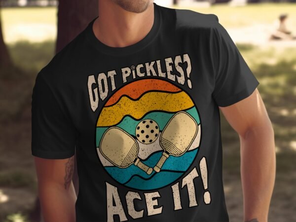 Retro Pickleball Spieler T-Shirt, Geschenk für Sportliebhaber, Vintage Pickleballschläger Fan Tee, Lustiges Outdoor-Aktivität Team Shirt - Image 5