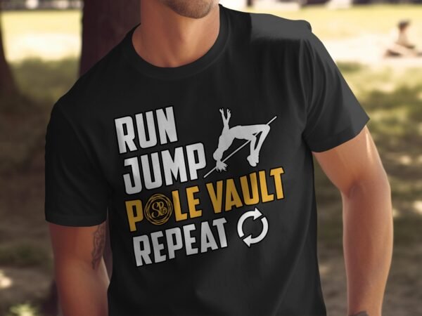 Lustiges Pole Vault Shirt, Laufsport Geschenk, Leichtathletik TShirt, Springen Hemd, Humorvolle Trainingskleidung, Sport TShirt - Image 5
