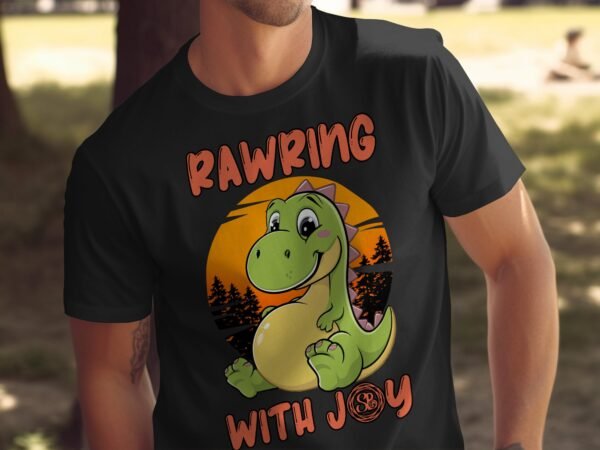 Umstandsmode T-Shirt Pregasaurus Werdende Eltern Baby Im Bauch Dino Motiv Schwangerschaftsoutfit Mama in Erwartung Schwangerschaft Shirt - Image 5