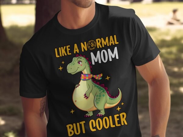Cooles Werdende Eltern T-Shirt Schwangerschaft Outfit Pregasaurus Ankündigung Babybauch T-Shirt Mama Dino Shirt Schwanger Babybauch Mode - Image 5