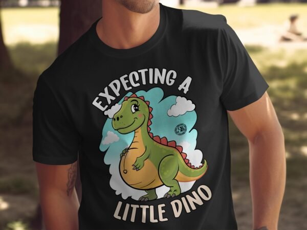 Erwarte Einen Kleinen Baby Dino T-Shirt Dinosaurier Eltern Liebe Pregasaurus T-Shirt Schwangerschaft Shirt Bald Mama Ankündigung Outfit - Image 5