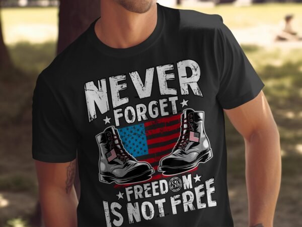 USA Militärstiefel T-Shirts Adler Merica 4 Juli Outfit Veteran Patrioten Look Freiheit Style Amerika Flaggen Design Unabhängigkeitstag - Image 5