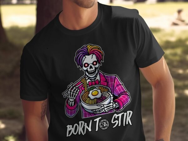 Anime Bibimbap Halloween T-Shirt, Koreanisches Essen Tee, Magisches Kostüm, Ramen MRE Zutaten Shirt, Wahnsinn Bowl Top, Gimbap Party - Image 5