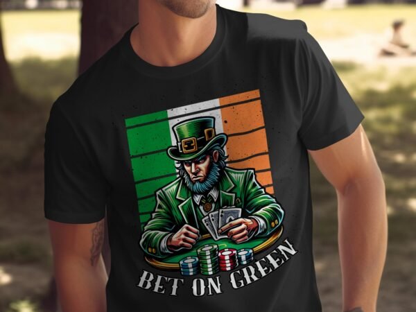 Lustiges St. Patrick's Day T-Shirt, Poker Casino Hemd, Poker Karten Irland, Glücklicher Kobold T-Shirt, Lustiges Casino Geschenk - Image 5